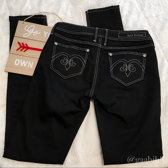 Rock Revival Denim - NWOT Rock Revival Black Carla leggings